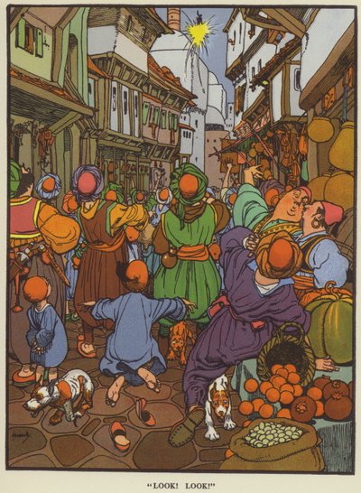 "Vejam! Vejam!" (cor litho) de John Hassall
