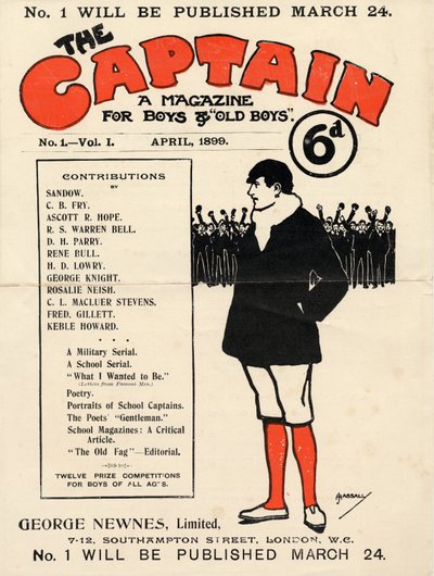 A revista Captain, século XIX de John Hassall