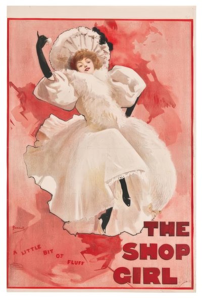 "A Garota da Loja" - J. Hassall - Plakat, 1894 de John Hassall