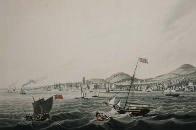 The Town of Dundee, pub. por Smith & Elder de John Heaviside (after) Clark
