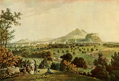 "A Cidade de Edimburgo", 1824, 1946.   de John Heaviside Clark