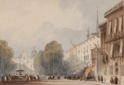 Praça Espanhola (wc no papel) de John Henderson
