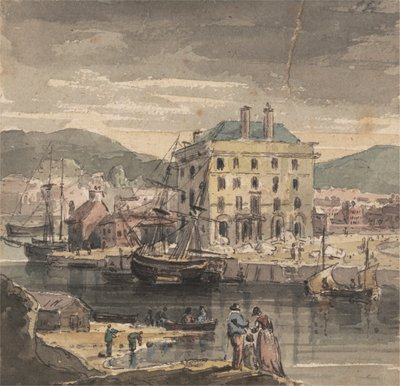 Weymouth: com números, envio e vista de (?) a Casa Custon de John Henderson