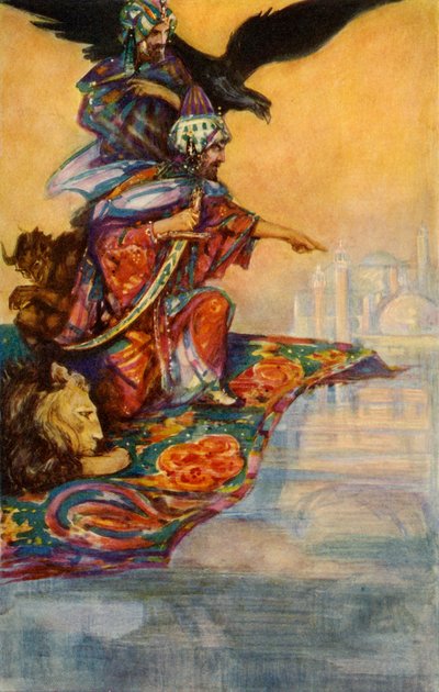 Salomão avista o Palácio Misterioso, 1928. de John Henry Amshewitz