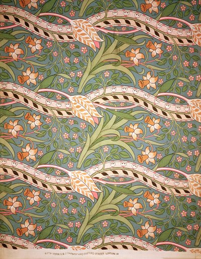 &39;Narciso Chintz&39;, 1875 (algodão estampado) de John Henry Dearle