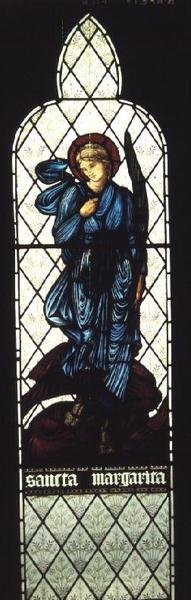 St. Margaret, da Igreja de São Pedro, Bramley, Yorkshire. de John Henry Dearle