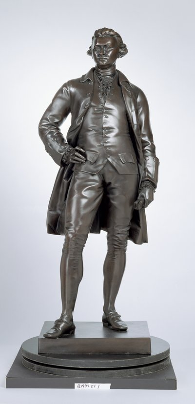 Edmund Burke (1729-97) 1865 (bronze) de John Henry Foley