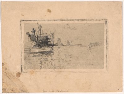 Doca de carvão, Bridgeport de John Henry Twachtman
