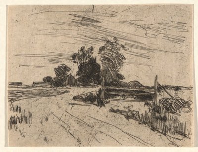Estrada com cerca de John Henry Twachtman