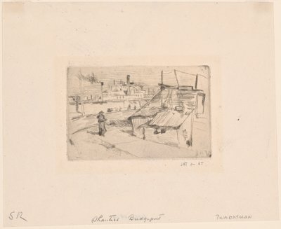 Choupanas e fábricas de John Henry Twachtman