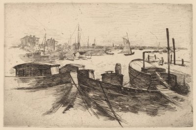 O porto, Bridgeport de John Henry Twachtman