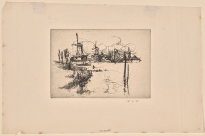 Moinhos de vento de John Henry Twachtman