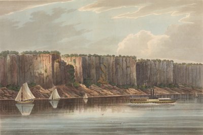 The Palisades No. 19 of The Hudson River Portfolio, 1823-24. de John Hill