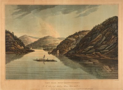 Vista perto do Forte Montgomery (n.º 18, pasta do rio Hudson) de John Hill