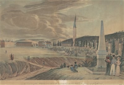 Academia Militar dos Estados Unidos, olhando para o sul de John Hill, after George Catlin