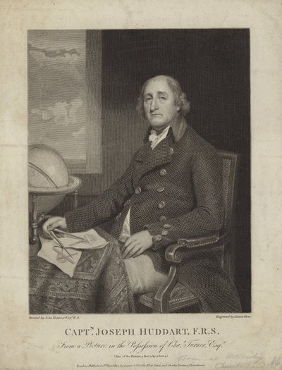 Capitão Joseph Huddart de John Hoppner