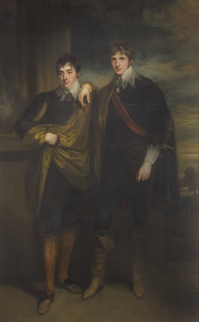 Henry Augustus Berkeley Craven e Keppel Richard Craven (óleo sobre tela) de John Hoppner