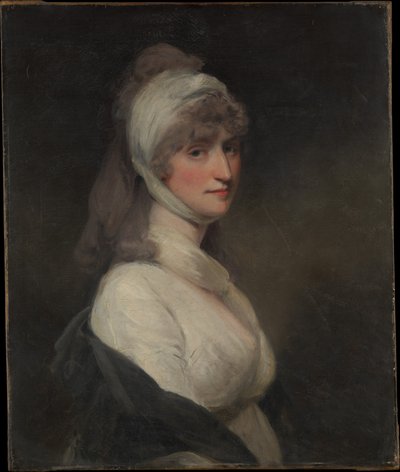 Sra. Thomas Pechell (Charlotte Clavering, falecida em 1841) de John Hoppner