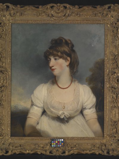 Retrato de Miss Fisher (óleo sobre tela) de John Hoppner