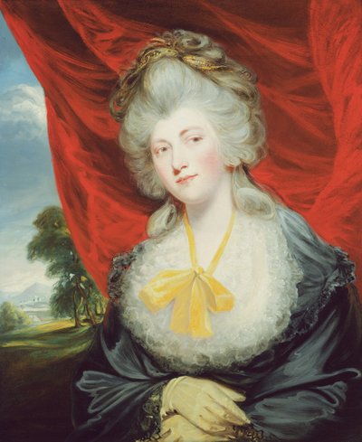 Retrato do Exmo. Isabella Ingram, mais tarde marquesa de Hertford de John Hoppner