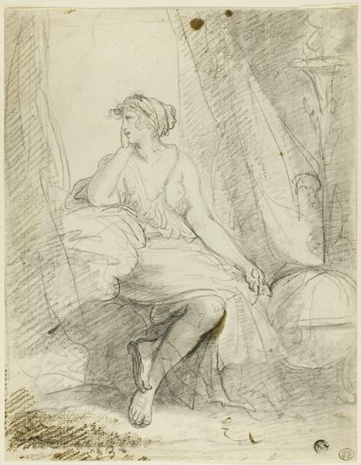 Mulher sentada de John Hoppner