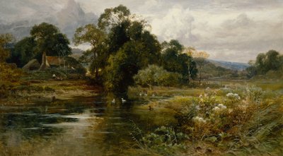 Perto de Dorking, Surrey (óleo sobre tela) de John Horace Hooper