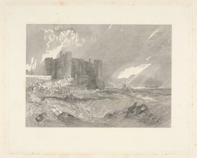 Castelo de Laugharne, Caermarthenshire de John Horsburgh