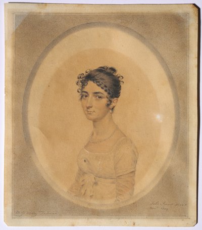 Retrato de Miss Mary Tadman de John I Smart