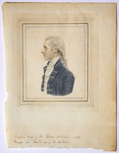 Retrato de Sir Captain West do Dutton Indiaman de John I Smart
