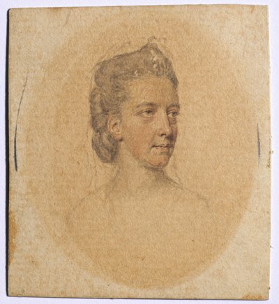 Retrato de uma mulher, c. 1775 de John I. smart