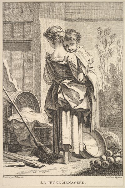 A Jovem Governanta, 1741-63. de John Ingram