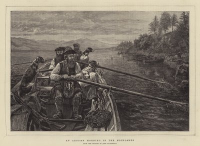Uma manhã de outono nas terras altas de John Isaac Richardson