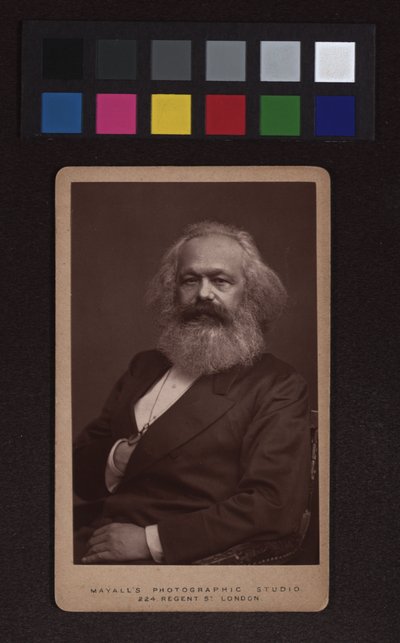 Karl Marx (1818-1883), filósofo, economista, pensador político de John Jabez Edwin Mayall