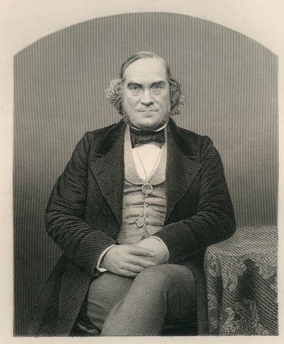 James Wilson, gravado por DJ Pound de uma fotografia, de "A Sala de Estar de Personagens Eminentes, Volume 2", 1860 de John Jabez Edwin Paisley Mayall
