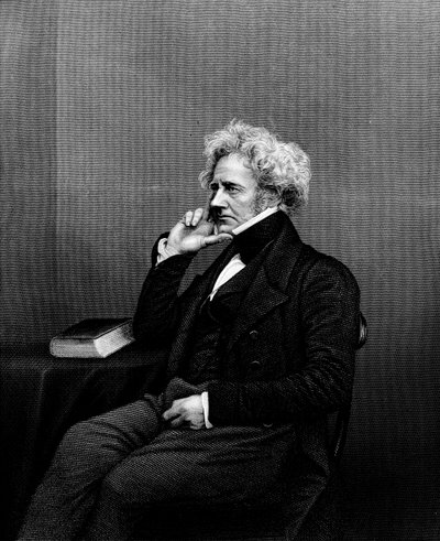 Sir John FW Herschel, de "A Galeria dos Retratos de Personagens Eminentes", 1861 (gravura em aço) de John Jabez Edwin Paisley Mayall
