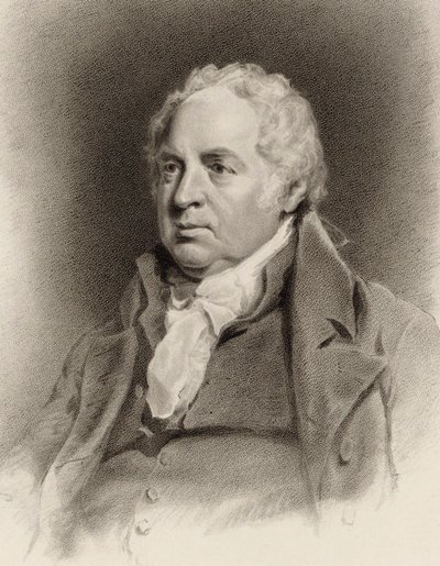 Retrato do violinista e compositor William Shield 1748-1829, 1822. de John Jackson