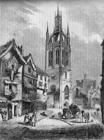 Igreja de São Nicolau, Newcastle upon Tyne, 1845 de John Jackson
