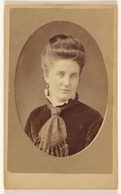[Mulher não identificada, impressa em estilo quase oval]. de John James Abbott