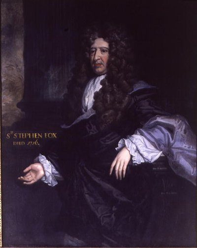 Sir Stephen Fox (1627-1716) Paymaster General (óleo sobre tela) de John James Bakker