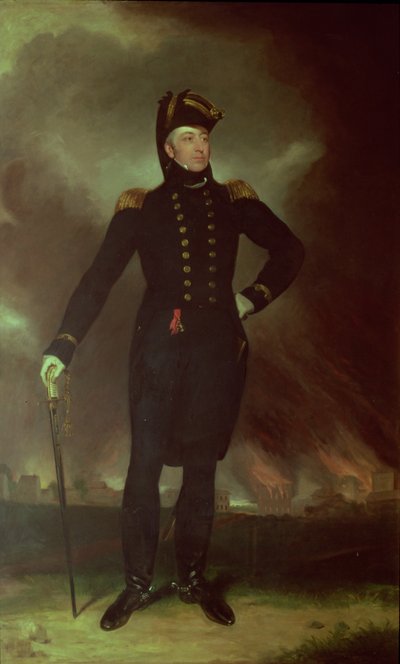 Retrato de Sir George Cockburn (1772-1853), 1851 de John James Halls