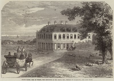 Brook House, Ilha de Wight, a Residência do Sr. Seely, MP, visitada por Garibaldi de John Jessop Hardwick