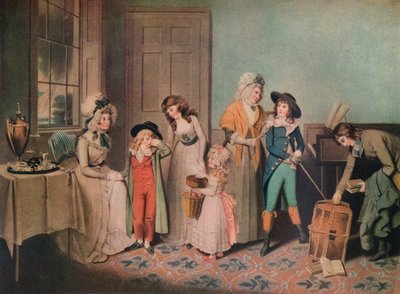 Segunda-feira negra ou a partida para a escola, 1790, 1919 de John Jones