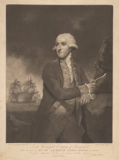 Contra-Almirante Lord Hood de John Jones