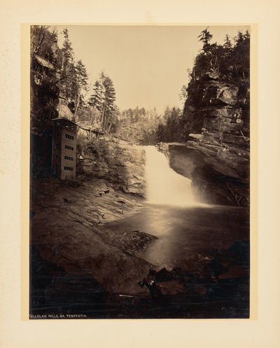 Cataratas de Tallulah, Geórgia. Tempestia. de John K. Hillers