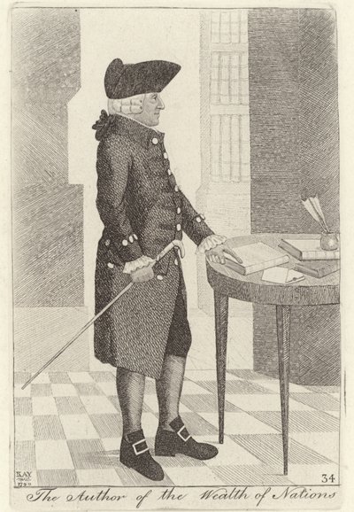 Adam Smith, o autor da riqueza das nações de John Kay
