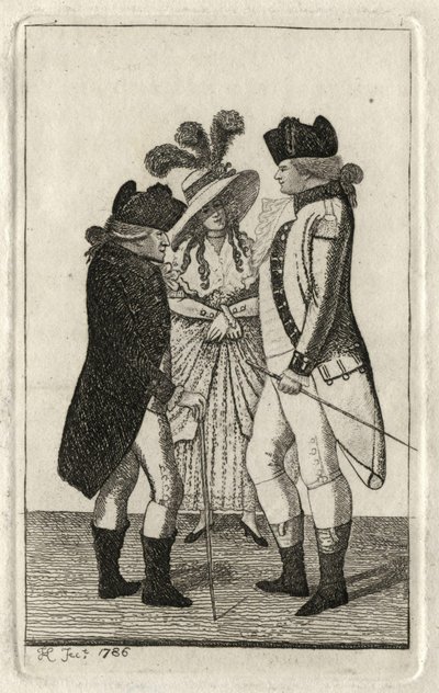 Capitão Page; Capitão Vicars; com um admirador por John Kay de John Kay