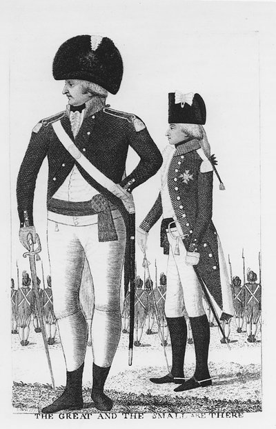 O Grande e o Pequeno estão lá, c.1797 de John Kay