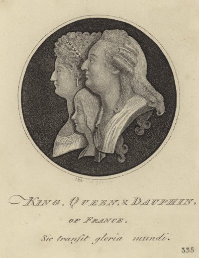 O rei, a rainha e o dauphin da França de John Kay