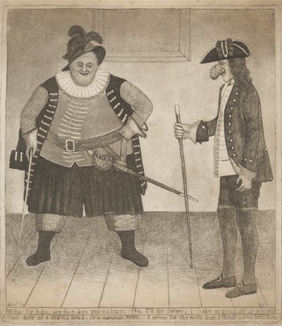 "Sir John, o meu rosto não lhe faz mal..." de John Kay