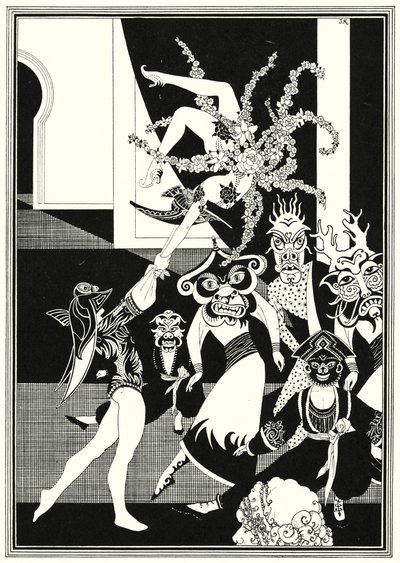 Ilustração para A História de Aladino e a Lâmpada Maravilhosa (litho) de John Kettelwell